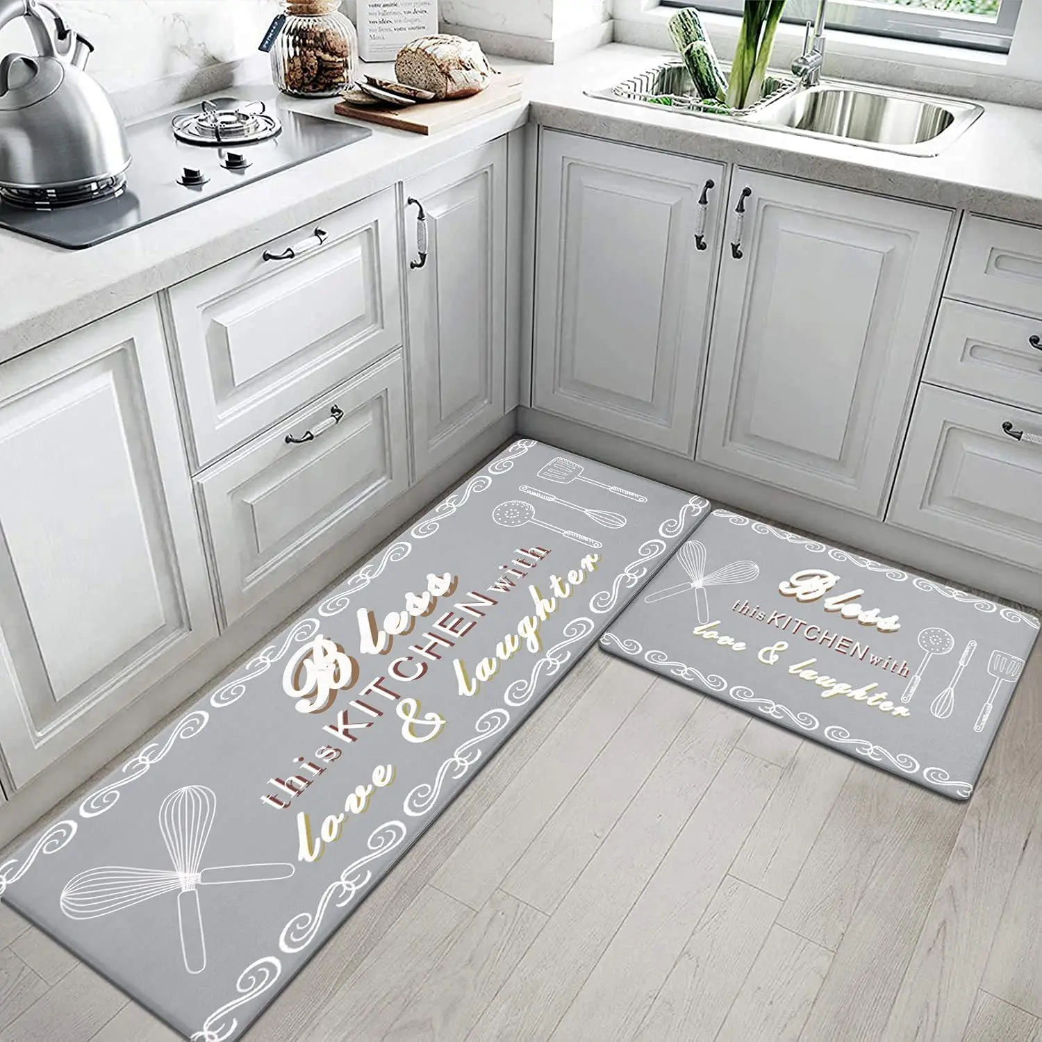 Cr Tapetes Para Cocina Waterproof Indoor Foot Mat Kitchen Carpets Set ...