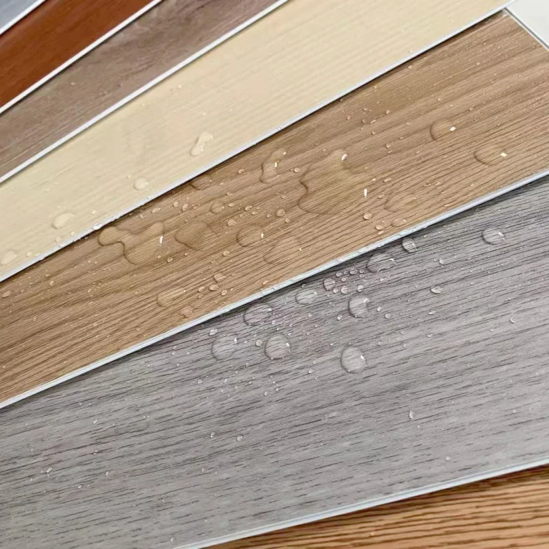 Brown Oak Wood Peel and Stick Floor Tile Wood Vinyl Plank Flooring Waterproof Self Adhesive Brown Laminate Flooring