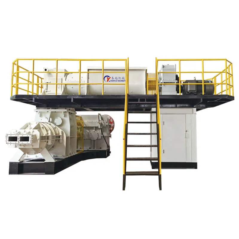 Vacuum Extruder Auto Fully Automatic Burned Red Mud Soil Clay Brick Making Machine