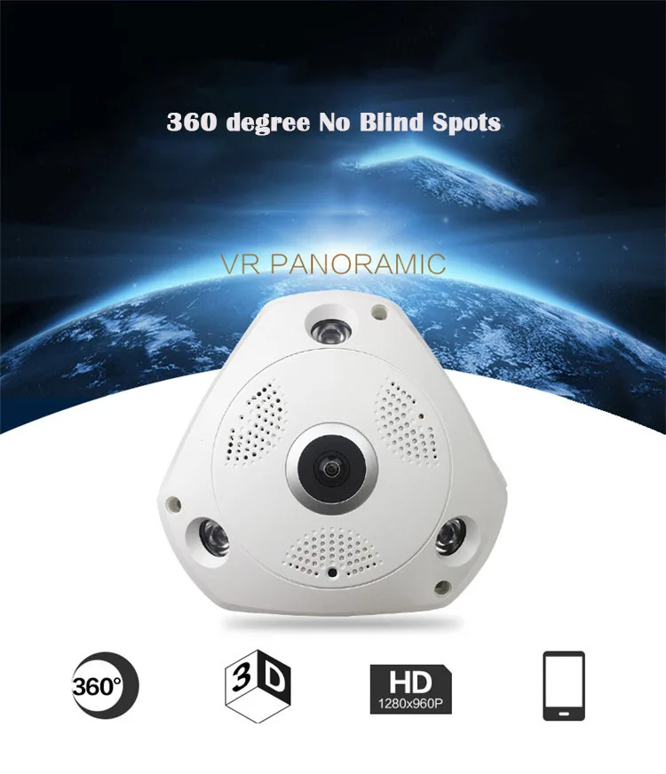 360 Degree Vr Cam Ip Camera Bulb VR Camera Best Price Wireless