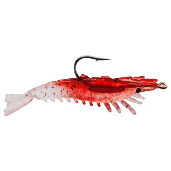 Wholesale Freshwater Sea Fishing Lures 3g/6cm Fresh PVC Soft Artificial Soft Bait Attract Red Snapper Bass Mandarin Fish – Soft Lure – view 2