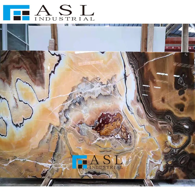 Natural black onyx slabs polished stone panels black and gold mexico translucent onyx stone tile onix epoxy slabs