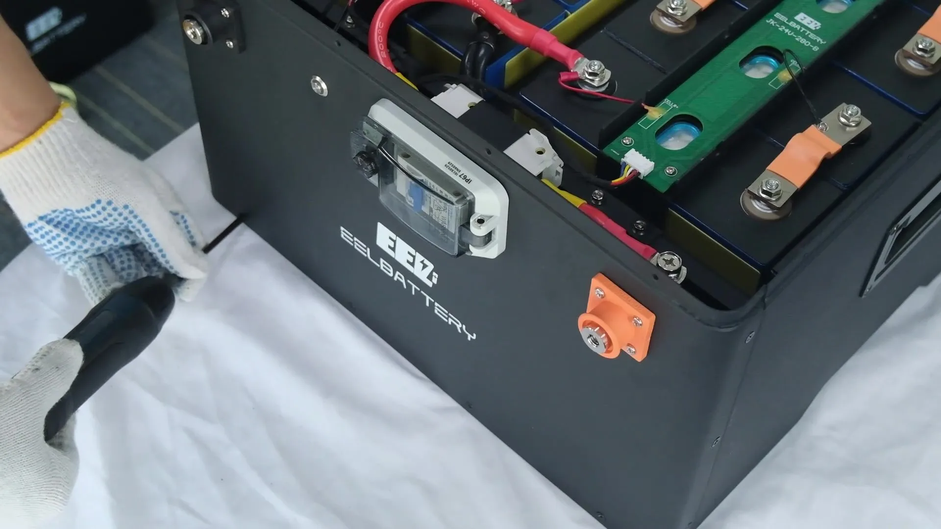 Diy 24v Lithium-ion Battery Box Lifepo4 Battery Pack Built-in 200a Bms ...