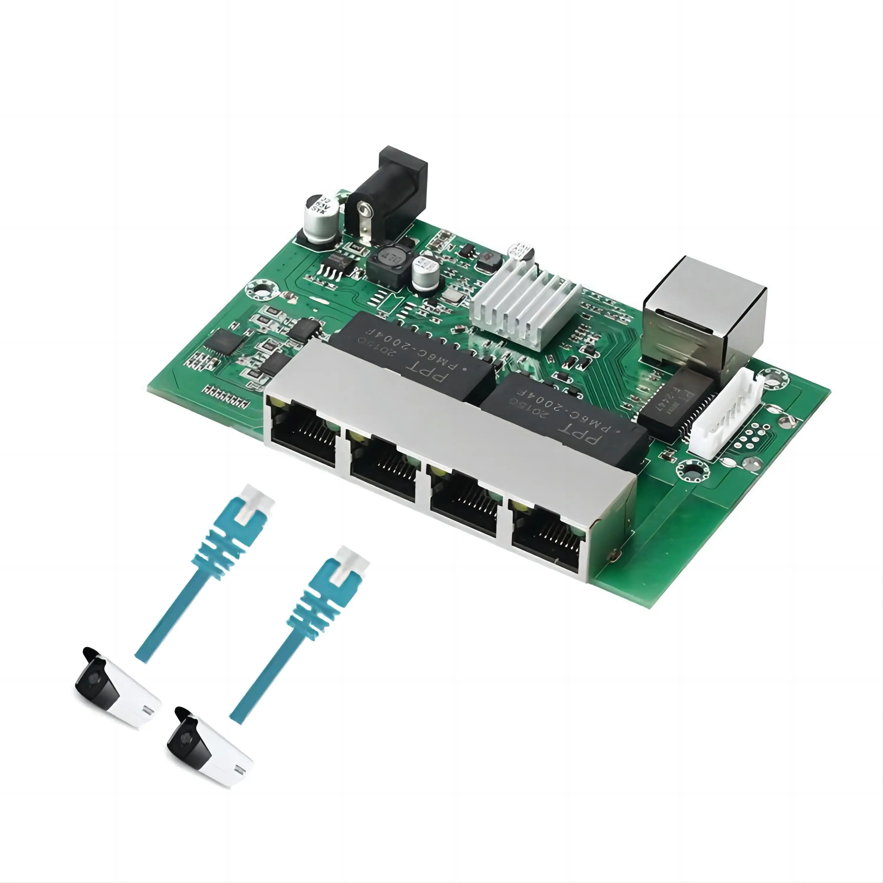 Ethernet Switch POE 5 Port Network Gigabit Ethernet Switch PCB Desktop for security cameras 2/4/6/8 port ethernet switch pcb