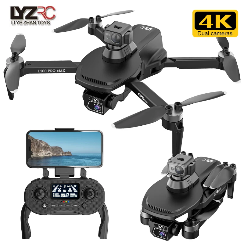 L500 PRO MAX Drone - 4K GPS FPV Quadcopter with Obstacle