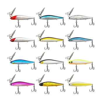 ABS Printed 7cm/10g 8.5cm/14g 12Colors Hard Pencil Topwater Lure Bait with Baffle for Long Casting – Popper – view 3