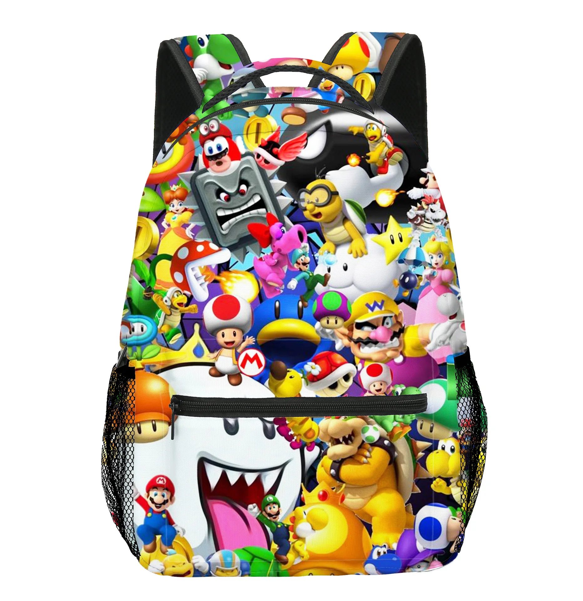 New Mario School Schoolbag Children's Backpack 3d Kids Backpack - Buy 