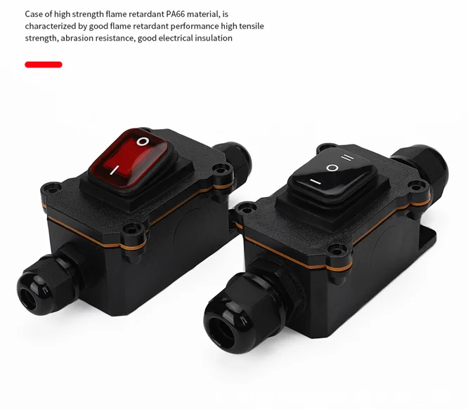 Oem 25a New Design Inline Cord Switch High Current Waterproof Ip65 2