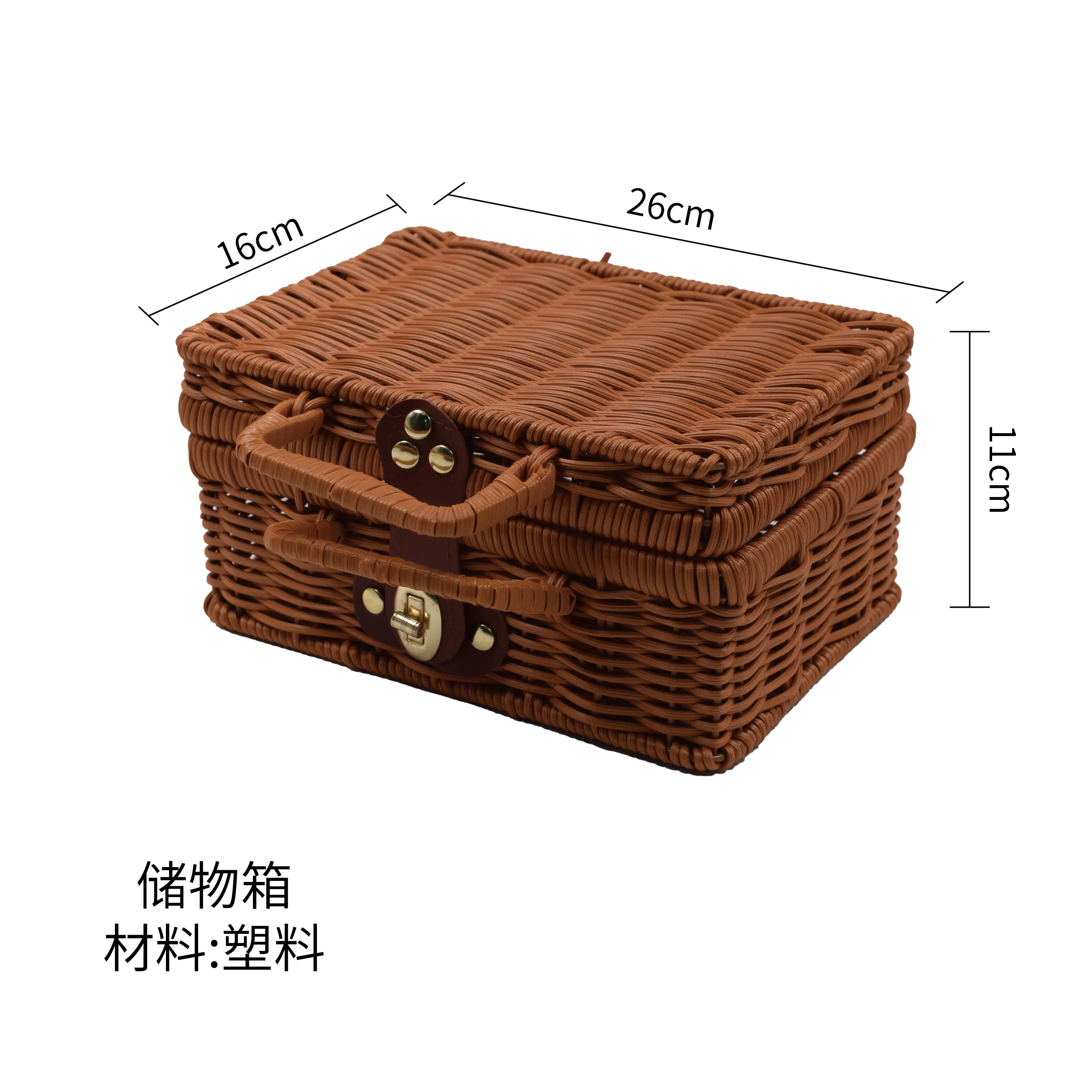 Handmade Natural Rattan Wicker Set Picnic Basket Bulk Wicker Baskets