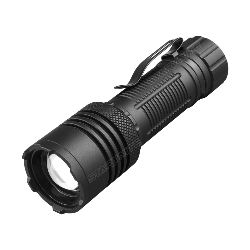 STARYNITE 2024 Новое поступление алюминиевый белый лазерный 18650 перезаряжаемый светодиодный фонарик