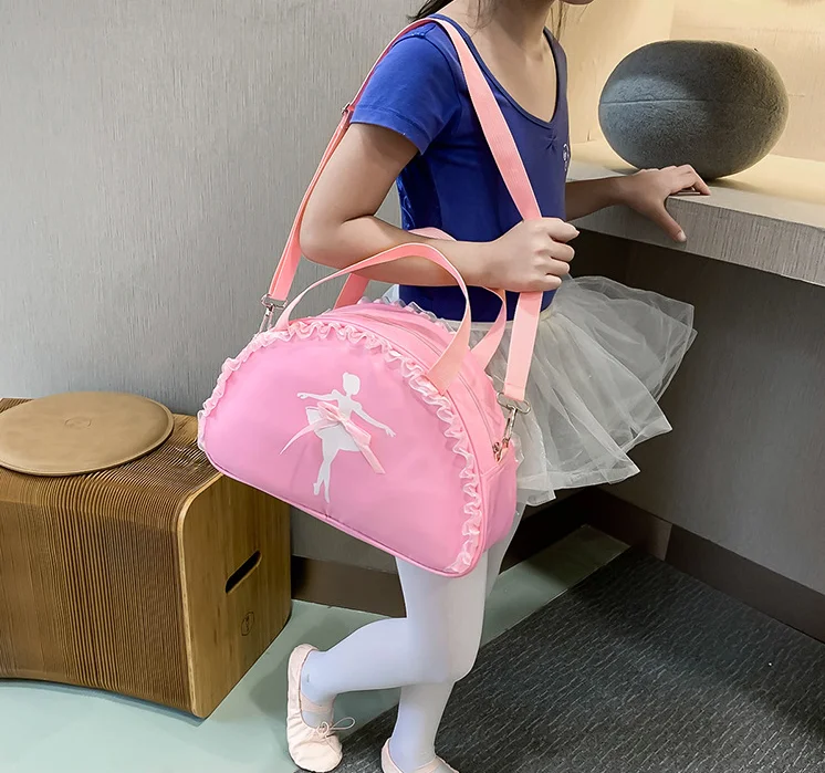 Custom Logo Printed Ballet Polyester Ballet Dance Bag