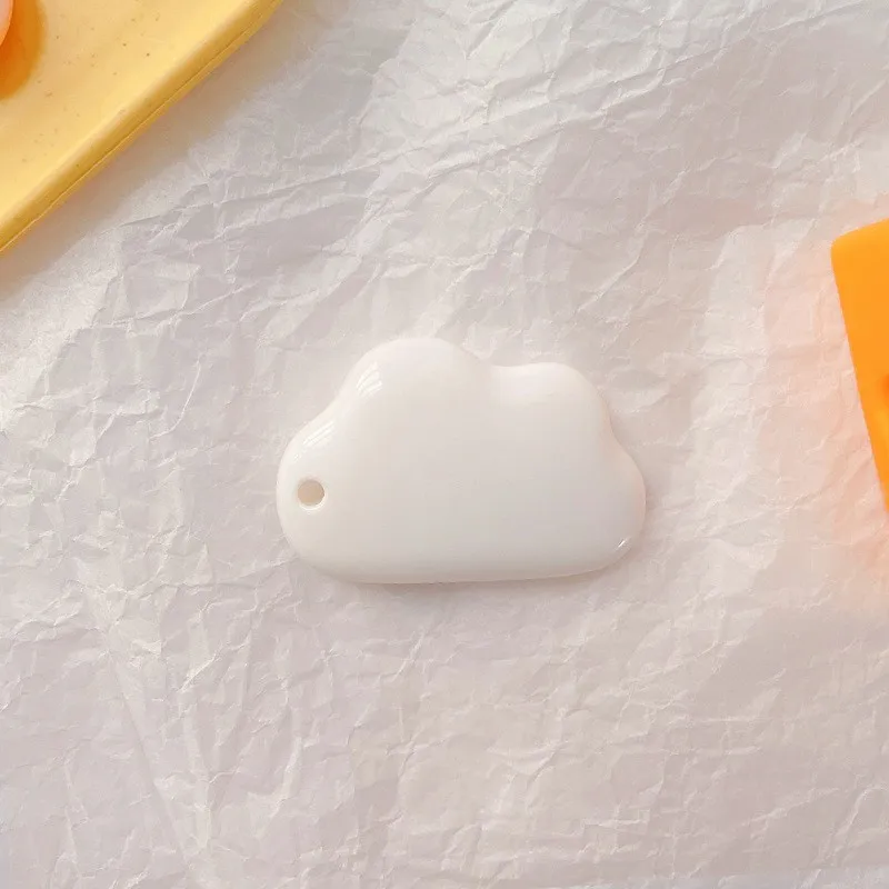 Adorable Tiny Cloud Retractable Paper Cutter Plastic Box Cutters Letter Opener for Key Chain Pocket Bag DIY Projects for Gift