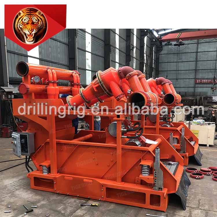 GAMBOSS High Efficiency API Standard Oil Well Drilling Rig Solid Control System Mud Cleaner for Solid Control Equipment