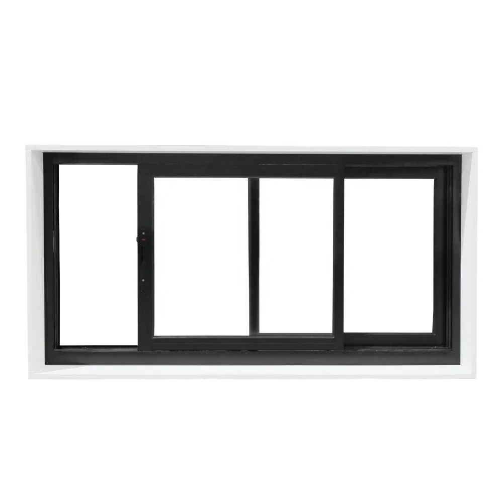 low price high quality  customised colours aluminium sliding window with fiberglass mosquito screen