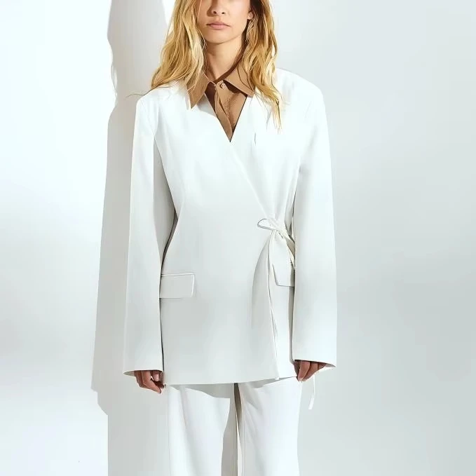 AU OEM Customized Wholesale Manufacturer Office Ladies' Suits, Ladies' Casual Suits Jackets, Ladies' Autumn Clothing