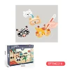 EPT842216-Zebra mouton girafe aquarelle stylo masque (60pcs/ctn)