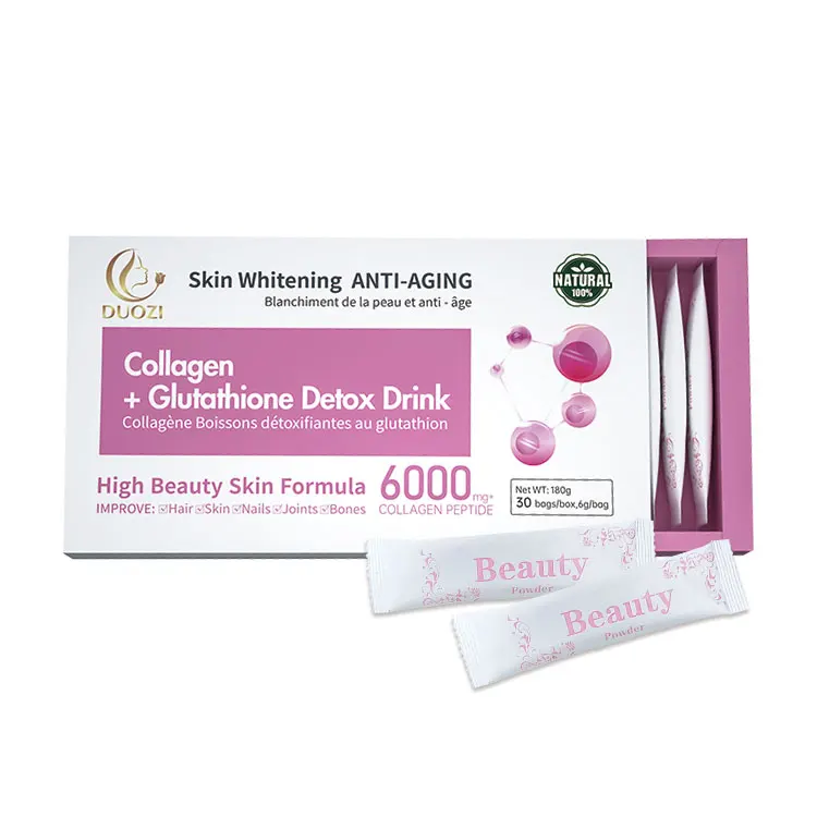 duozi collagen glutathione DUOZI Skin Care Supplement Collagen Drinking Powder Beauty Product for  Adult Use