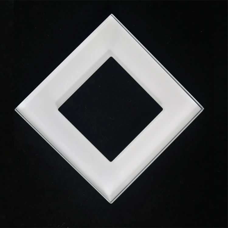 Custom 3mm Physical Tempered Glass with Impact Resistance Silk Screen Printed 86 Wall Switch Glass Panel IK06 IK08