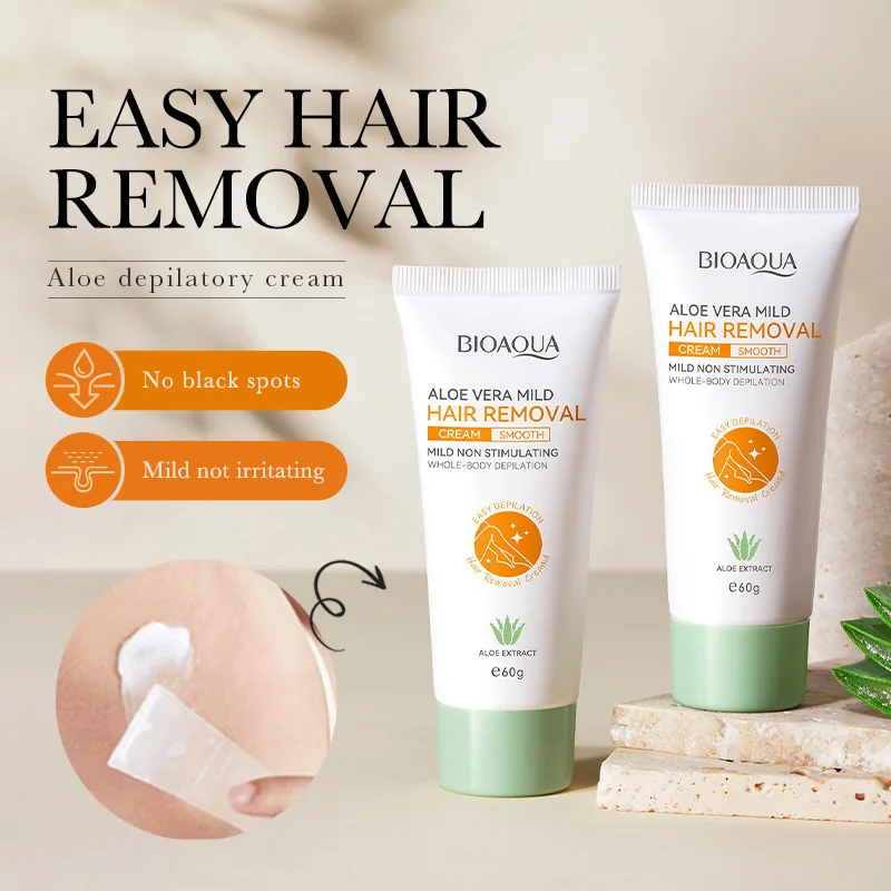 BIOAOUA Aloe Vera Haarentfernungscreme Nicht Reizend Schnell Ganzkrper  Achsel Arm Bein Intimbereich Haarentfernungscreme B1| Alibaba.com
