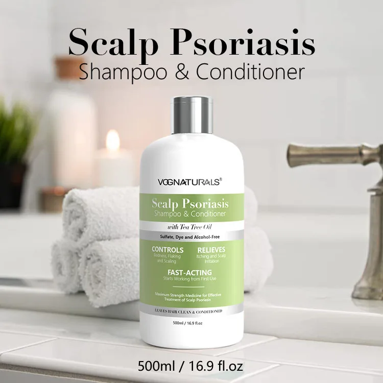 Private Label Nourishing Antifungal Tea Tree Oil Shampoo for Scalp Psoriasis Folliculitis Seborrheic Dermatitis Effective