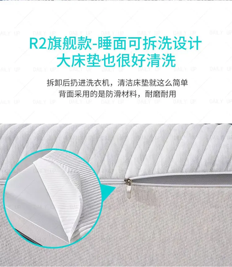 Memory Foam Latex Bed Mattress With Pocket Spring Adults King Size Air Breathable Comfortable Mattress For Hotel Bedding Sleep