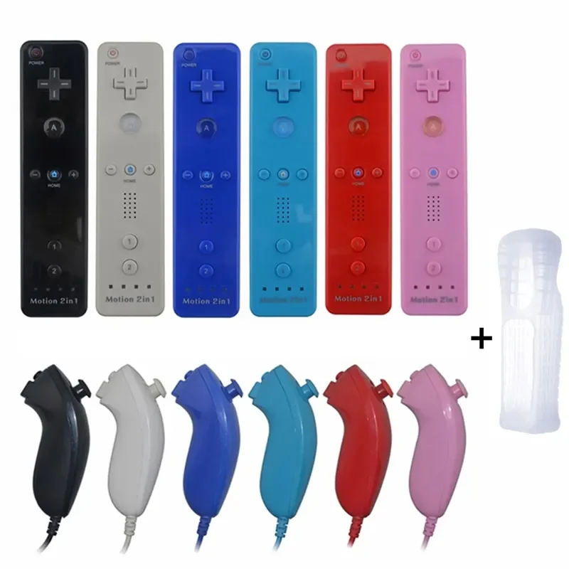 2 In 1 Wireless Remote For Nintendo Wii Remote Controller For Wii