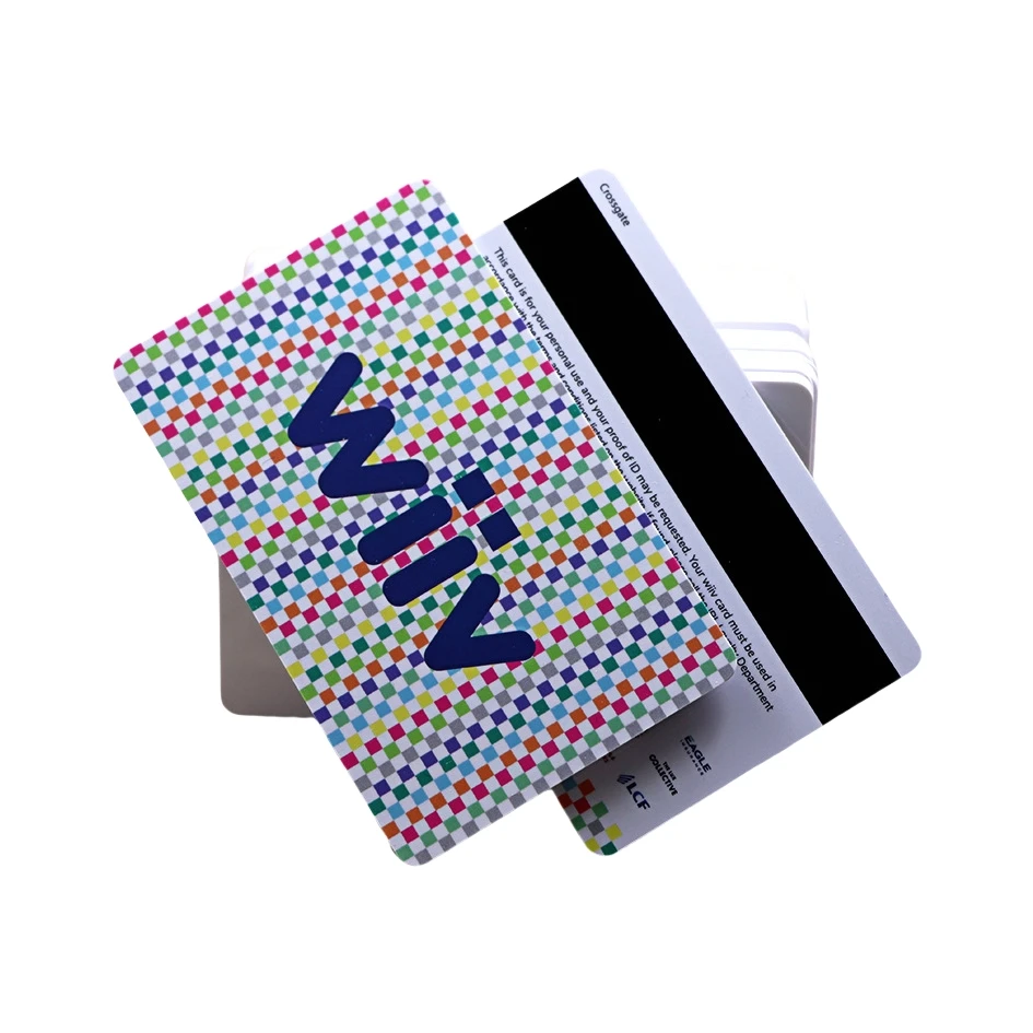 RFID Contact Card Blank Printed Copying Magnetic Card Plastic Magnetic Stripe pvc Card