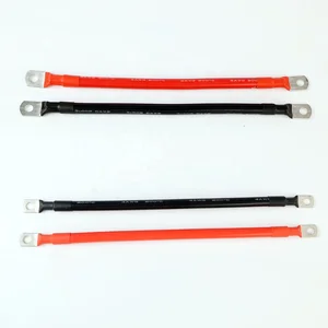 4AWG 2AWG 1/0AWG Insulated Cable Red Black Boat Electric Battery Wire Car Marine Flexible Silicone Battery Wire Cable