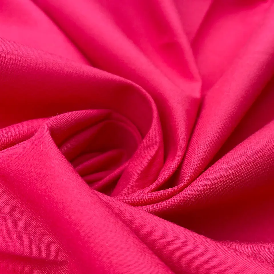 现货发售颜色不最小起订量60s质量平纹府绸面料100% 棉