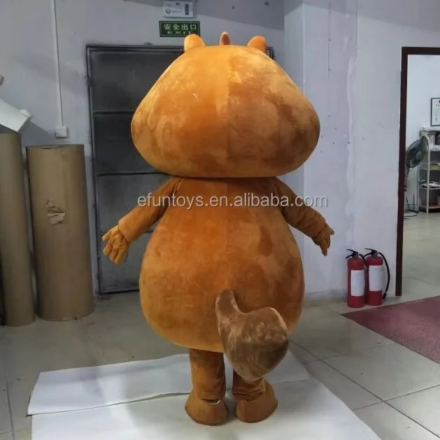 Efun MOQ 1 PC Custom Customized Plush Beaver Mascot Costumes Cartoon Animal Character Squirrel Mascot Costumes for Adults