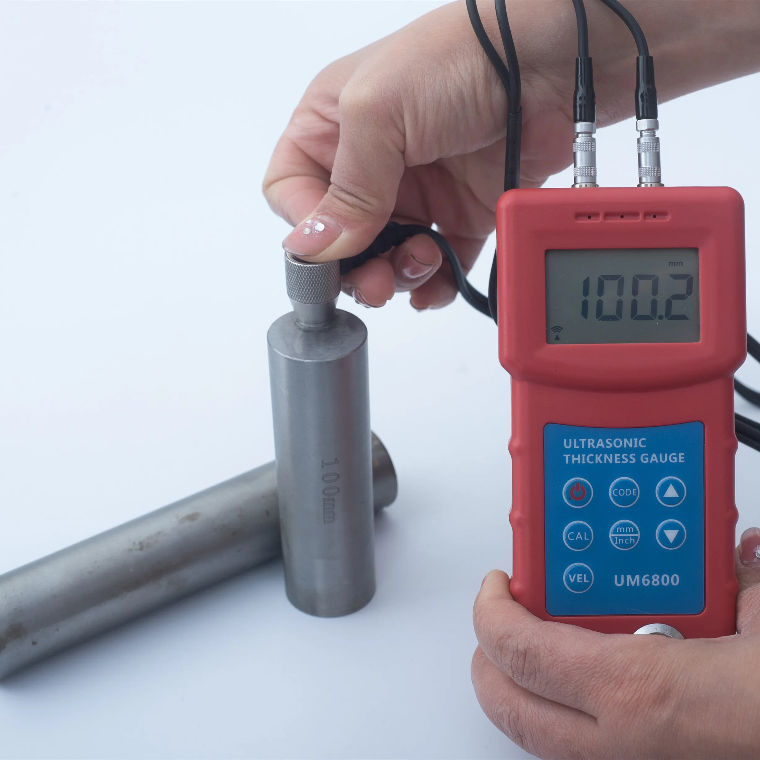 Gold Plating And Plastic Film Thickness Gauge Measurement Portable Ultrasonic Thickness Gauge