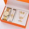 set di gioielli con orologio in oro (senza scatola) -1