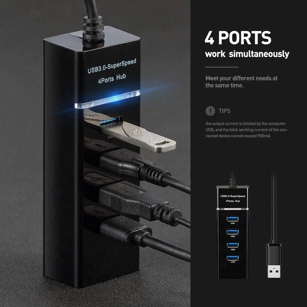 USB 3 0 концентратор 3/6 порт расширитель адаптер Мульти разветвитель sabrent 4-портовый 2 данных type a несколько USB3.0
