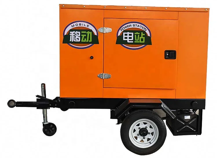 Movable Trailer Gensets with Wheels