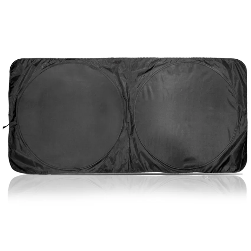 Low Price 170T Silver Car Sun Shade Front Car Window Sunshade Foldable Car Windshield Sunshade