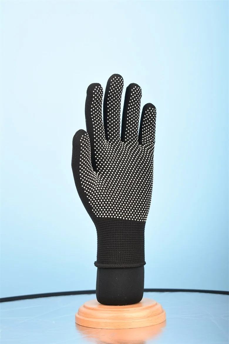 New Developed in Low Price Polyester White Gloves with Dots PVC Work Safety Gloves Factory Direct Sales