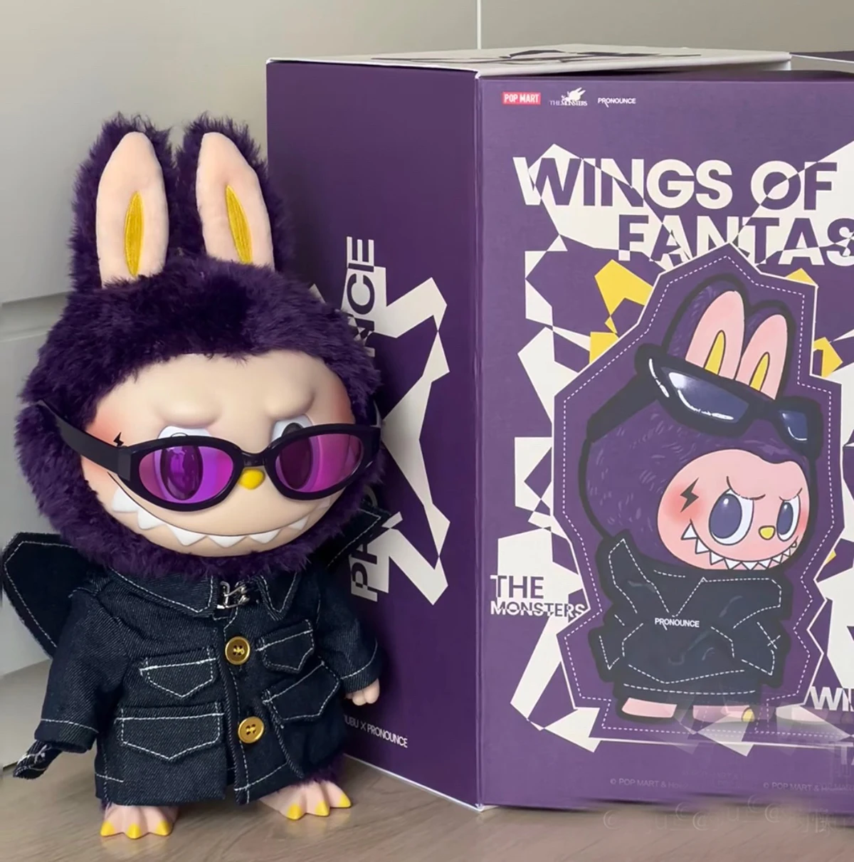 Popmart Labubu Wings of Fantasy - 38cm Vinyl Plush Doll