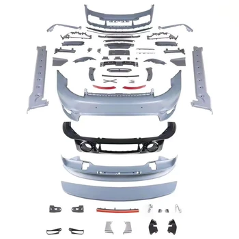 Upgraded Turbo SD Front and Rear Bumper Assembly for Porsche 992.1 (2019-2023) New Condition Made of Durable PP Material