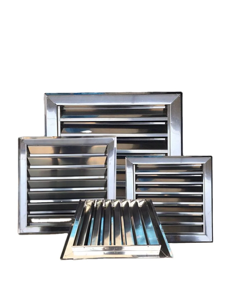 Louvers Shutter Custom Aluminum Windows With Aluminum Powder Coated