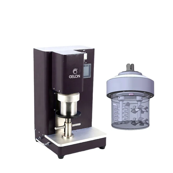 500ml Compact Laboratory Planetary Vacuum Mixer machine For Battery Electrode Slurry Mixing