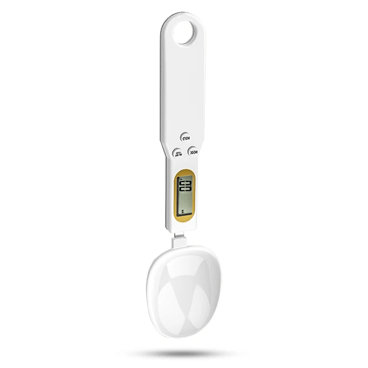 0.1g Spoon Weighing Scale, Baby Food Supplement Electronic Scale, 300g Food Weighing Balance