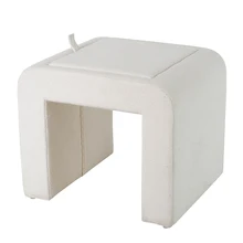 Customized Storage Ottoman Stool for Living Room Modern Inside Furniture Board