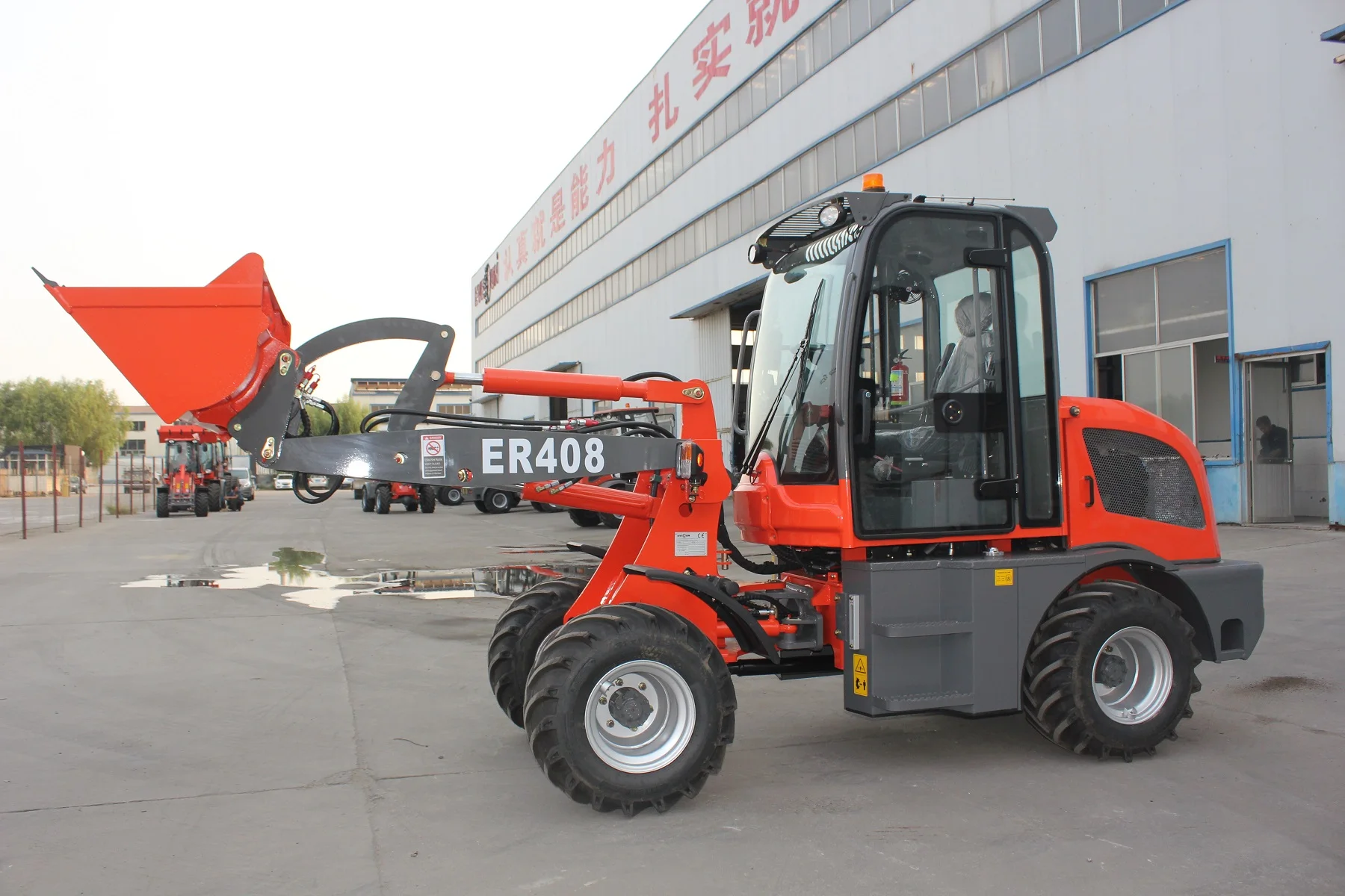 China Brand Everun Hot Sale Er408 Ce Approved Farm Construction Machinery Compact Small Mini