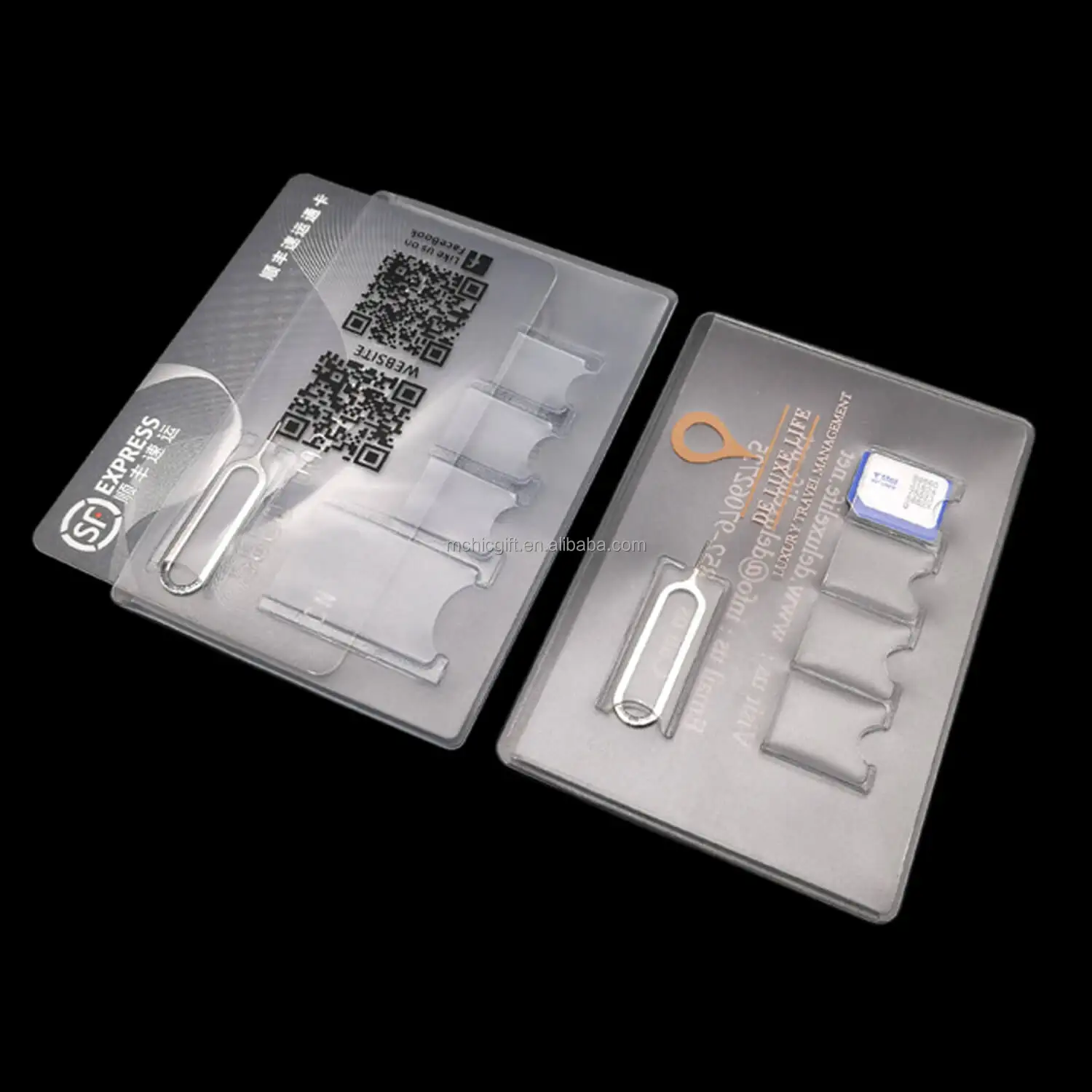 Custom Pvc Sim Card Holder,Plastic Micro Nano Sim Card Case Holder,Sim