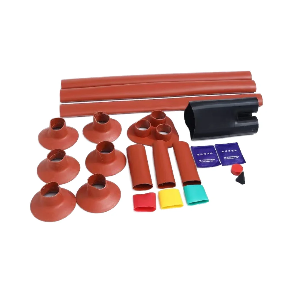 High Voltage 10KV Indoor 3-Core Heat Shrink Cable Termination Kit NSY-/3.1 Polyolefin Accessories details