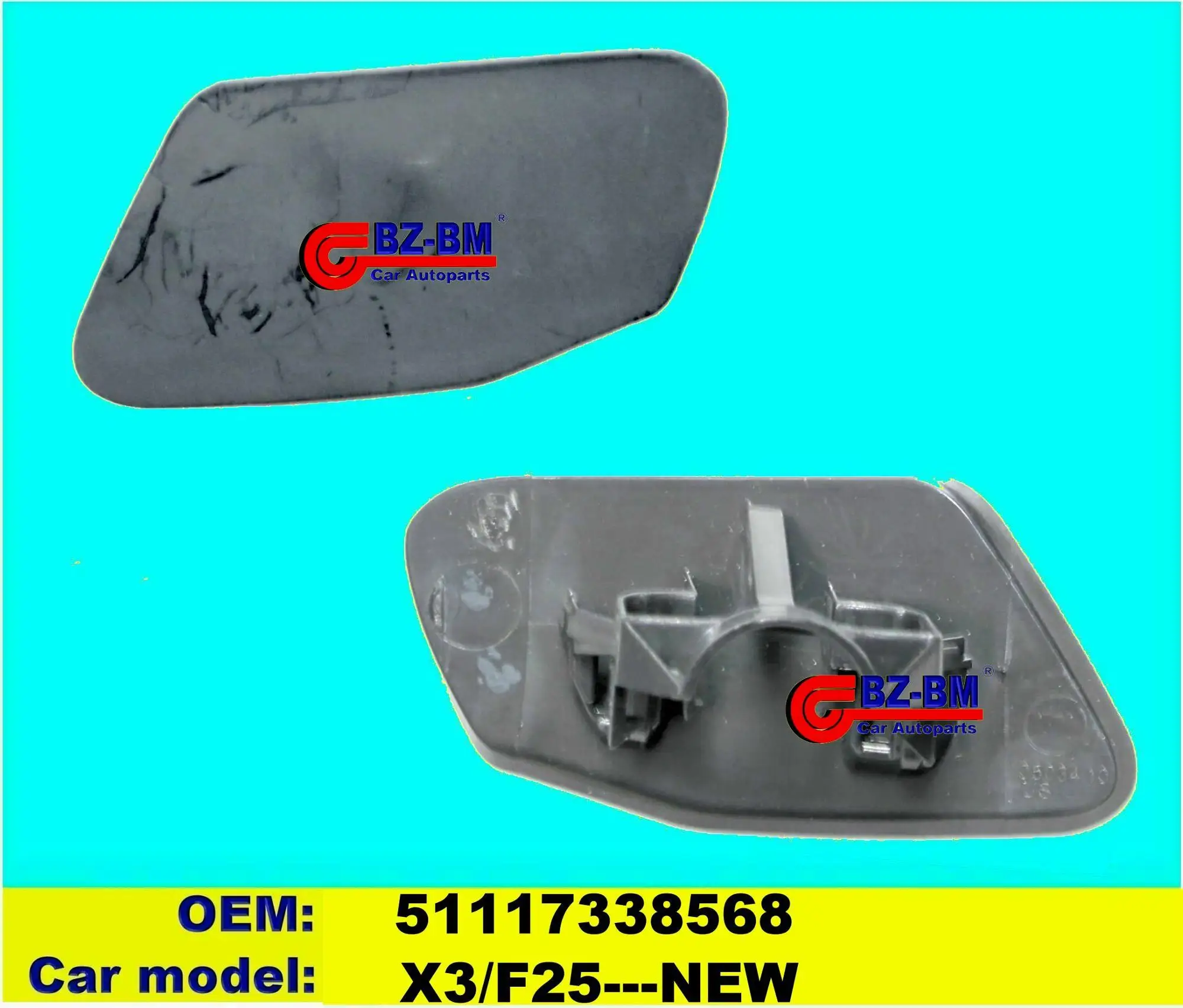 HEADLIGHT WASHER COVER for bmw 3 F80 M3 M4 51118061575 51118061576