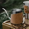 Cork cup sleeve + coffee pot 350ML