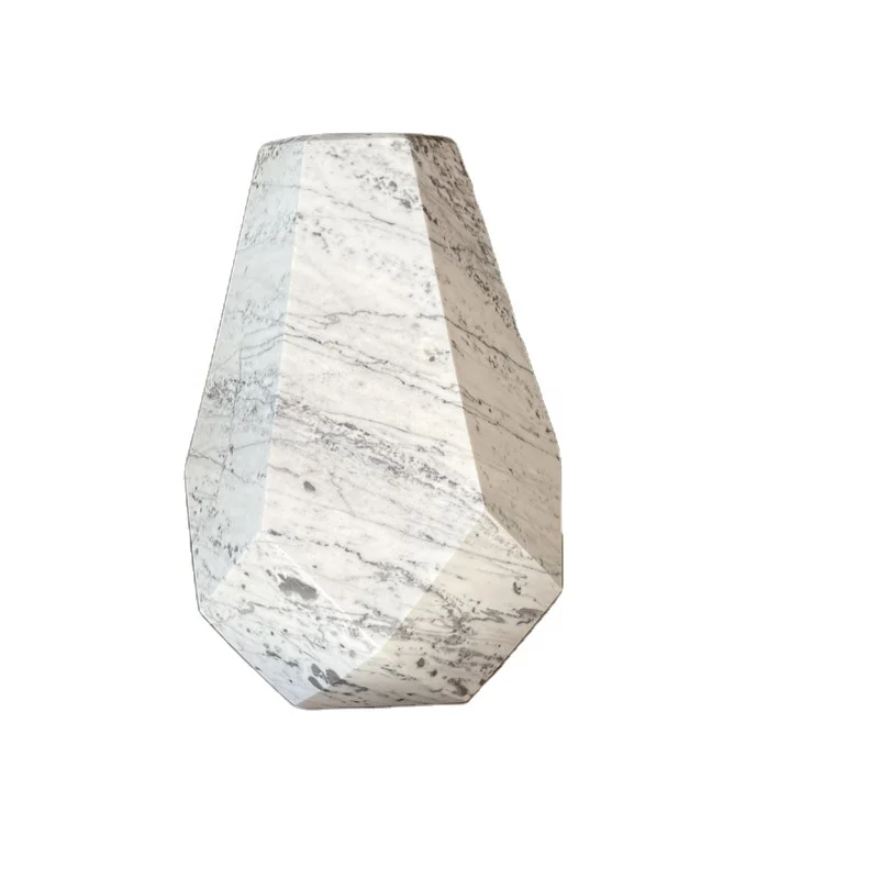 New Design Hot Sale Crafts Art Decor For Home Office Table Ornaments Stone Craft Modern Marble Sculpture