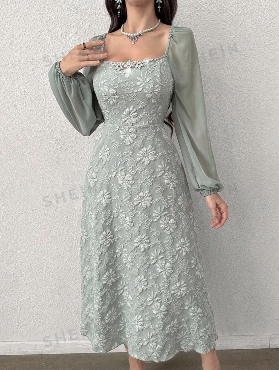 polyester dress stretchy Women's Casual Plaid Stretchy Polyester Multi-Colored Long Sleeves Sexy Dress L