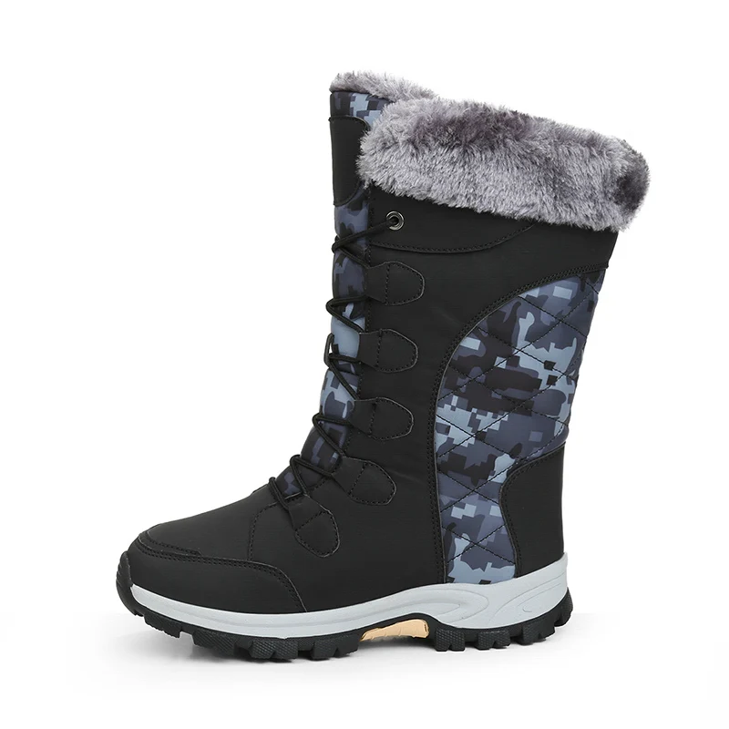 Amazon.com: Botas para mujer 2021 hasta la rodilla para mujer, botas de  nieve de invierno para mujer, botas largas de bloque grueso, botas altas de  corte medio retro : Ropa, Zapatos y